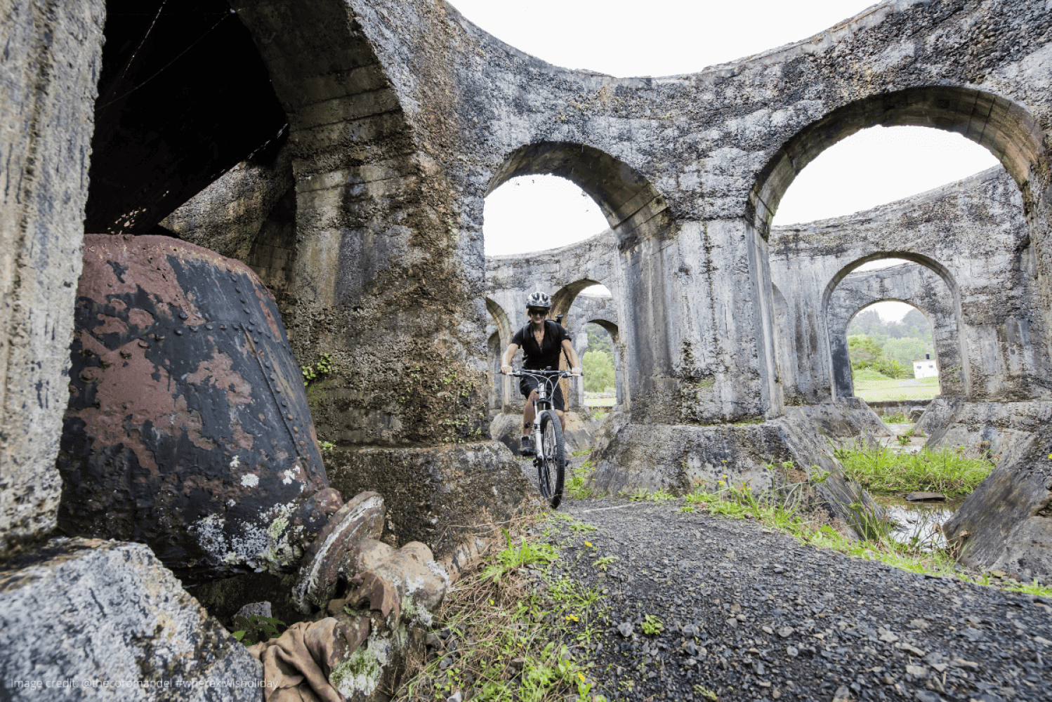 Hauraki Rail Trail Cycle Tour Victoria Battery